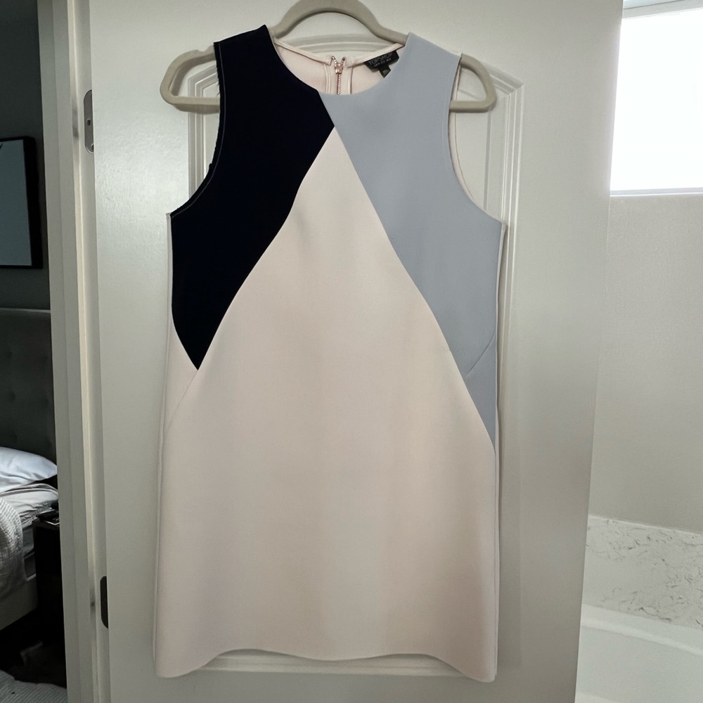 Topshop multi colored dress